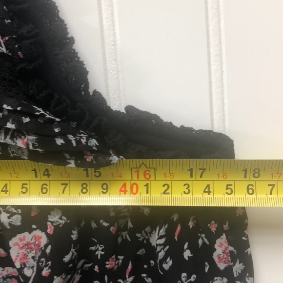 Anthropologie Maeve Black Sleeveless Lace Blouse - Picture 8 of 8